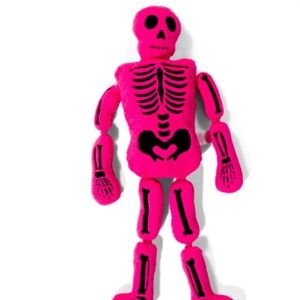 NWT Pink Skeleton Pillow 60"